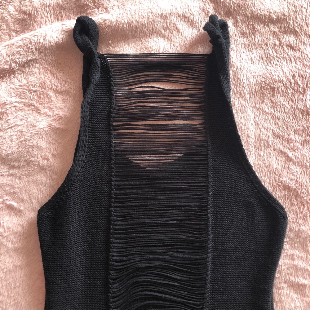 Mora Sweater Dress Black One Size